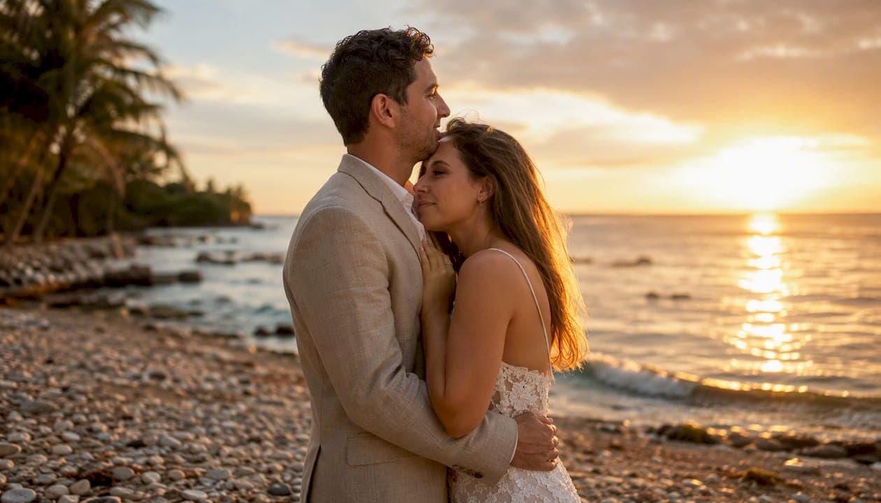 Sunset wedding photos: the timing and briefing guide